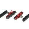 BLB Brick Lane Bikes Plaquettes De Frein Mâchoires Et Plaquettes De Frein - Pour Jantes En Aluminium - Rouge