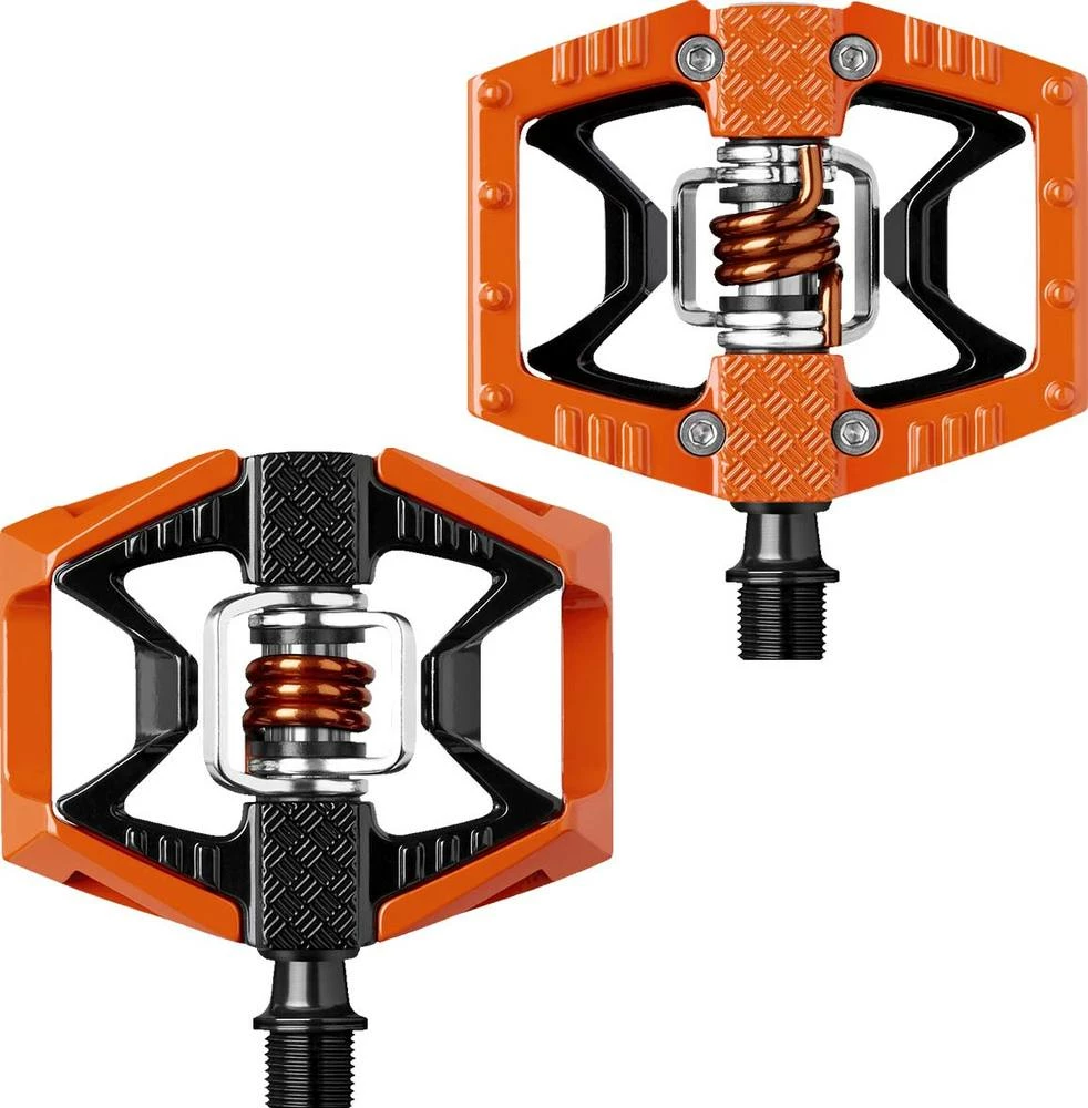 Crankbrothers Pédale Hybride Double Shot - Orange 4 Crankbrothers Pédale Hybride Double Shot - Orange – Image 2