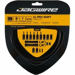 JAGWIRE Set De Câbles De Dérailleur 2x Pro Road & Mountain Shimano/SRAM - Stealth