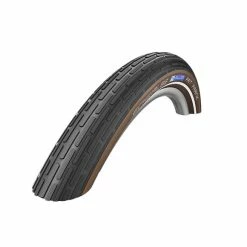Schwalbe Pneu Fat Frank - 28x2.00 Inch - K-Guard - Bandes Réfléchissantes - Noir/café