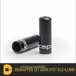CAPGO 10 Capuchons D'extrémité Scellés De 4,5 Mm Pour Le Couvercle De L'interrupteur OL - Noir