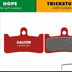 GALFER Plaquettes De Frein Advanced Pour Hope / Trickstuff - Rouge
