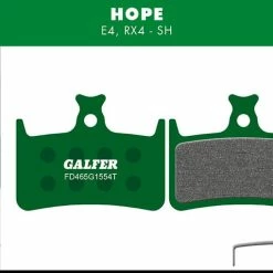 GALFER Plaquette De Frein Pro - HOPE E4 - Vert