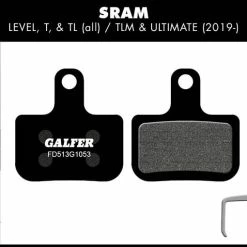 GALFER Patins De Frein Standard Pour Sram Level - Noir