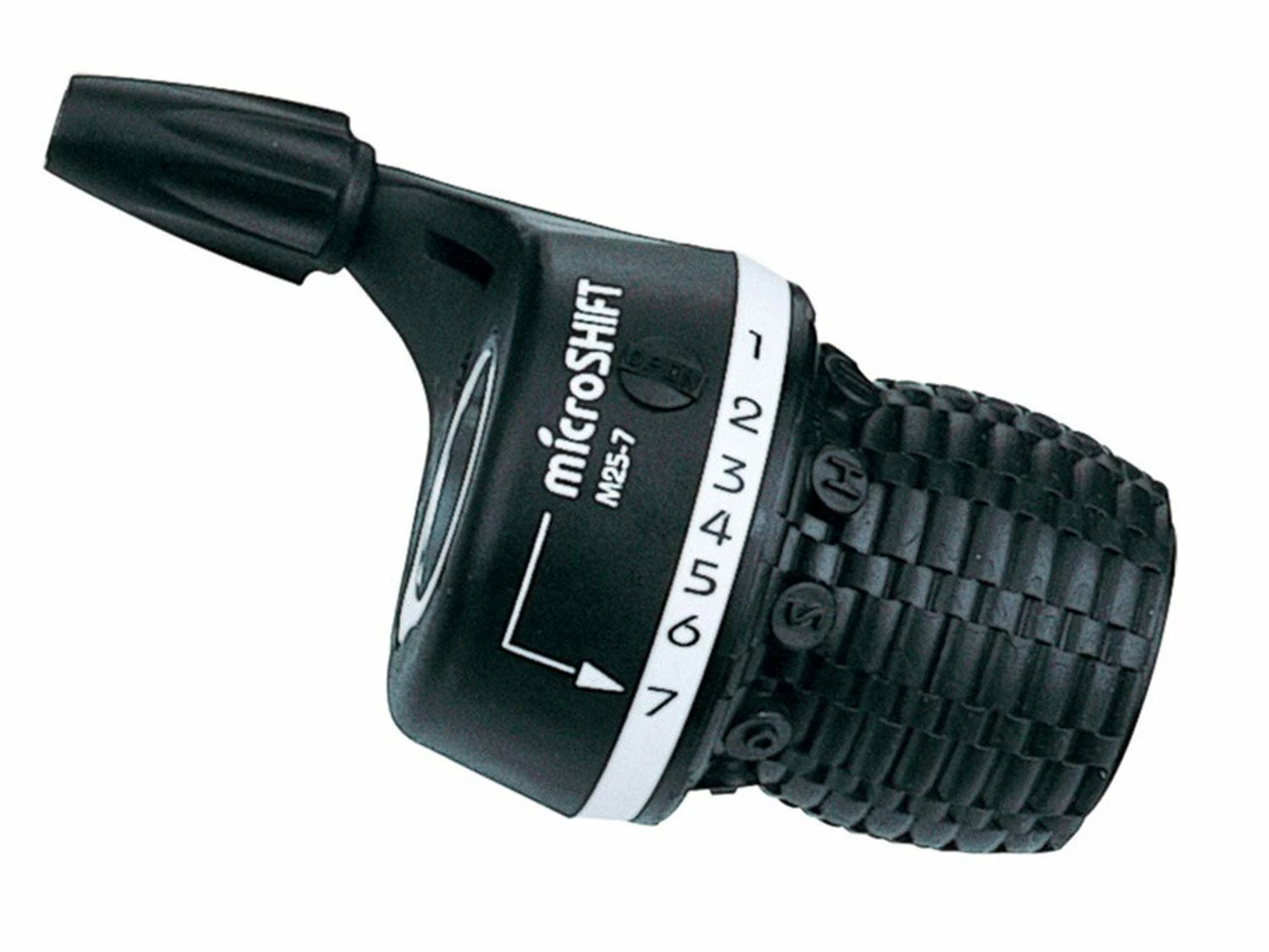 MICROSHIFT MTB Twist Levier De Vitesse Droit Shimano 7 Speed - Black 3 MICROSHIFT MTB Twist Levier De Vitesse Droit Shimano 7 Speed - Black