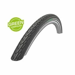 Schwalbe Pneu Road Cruiser - 20x1.75 Inch - K-Guard - GC - Bandes Réfléchissantes - Noir