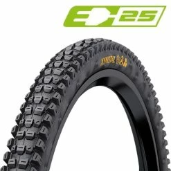 Continental Xynotal Downhill TL-Ready E-25 Falt Supersoft Noir / Noir Skin - 60-622