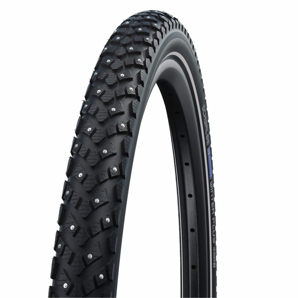 Schwalbe Marathon Winter Plus - SmartGuard - 28x1.60 Pouces - Noir/Reflex 3 Schwalbe Marathon Winter Plus - SmartGuard - 28x1.60 Pouces - Noir/Reflex