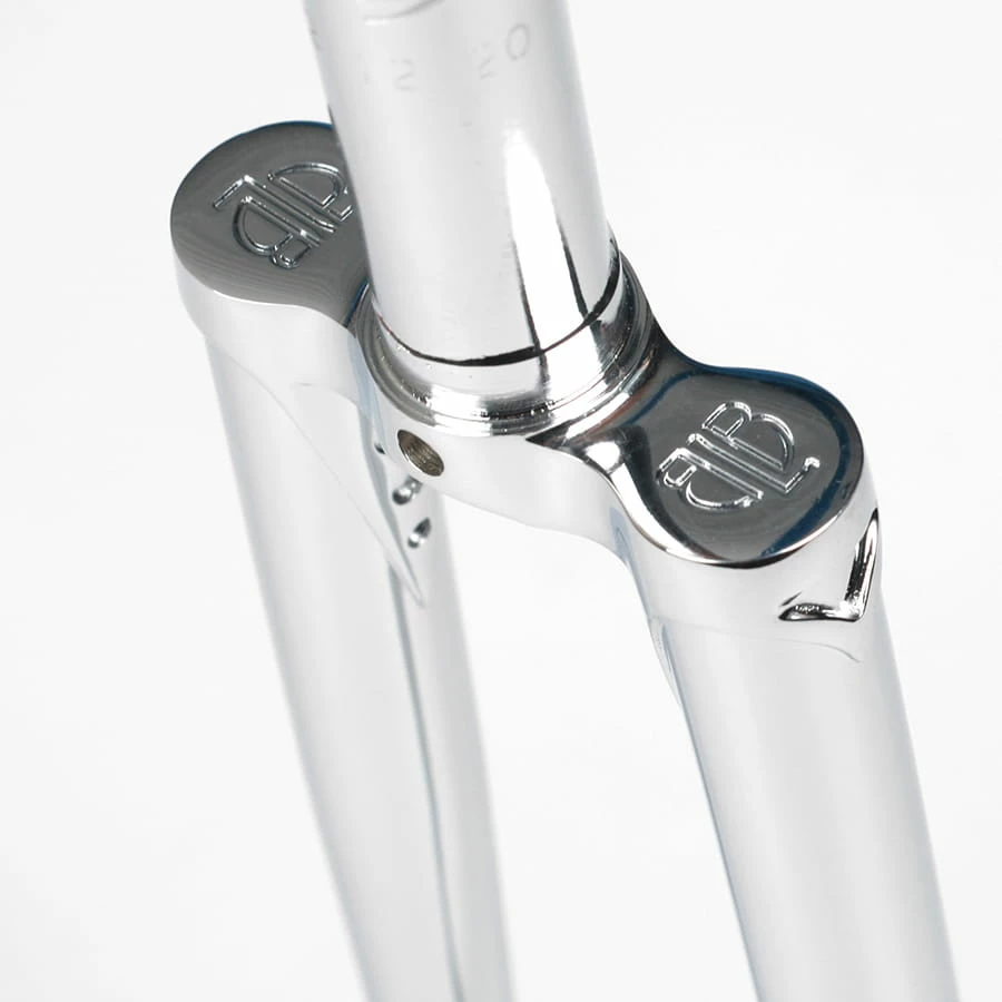 BLB Brick Lane Bikes Fourche De Piste à Couronne Plate, Filetage 1 Pouce - Chrome 4 BLB Brick Lane Bikes Fourche De Piste à Couronne Plate, Filetage 1 Pouce - Chrome – Image 2