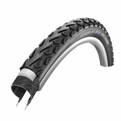 Schwalbe Pneu Land Cruiser Plus - 26x1,75 Pouces - PunctureGuard - Bandes Réfléchissantes - Noir