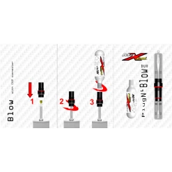 MaXalami PlugN'Blow DUO Outil De Réparation Pour Tubeless Avec Connecteur CO2 -Magura Soldes maxalami plugnblow duo tubeless reparatur werkzeug mit co2 konnektor 11