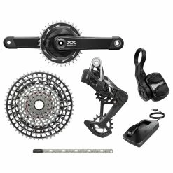 SRAM XX SL Eagle AXS Transmission Groupe De Vitesses - Powermeter -Magura Soldes sram xx sl eagle transmission powermeter groupset 1