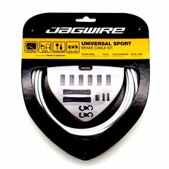 JAGWIRE Jeu De Câbles De Frein Universal Sport - Blanc
